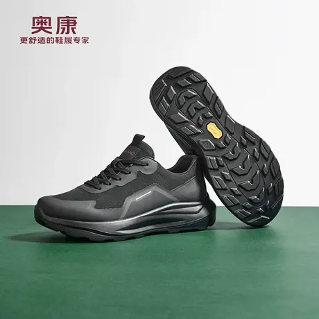 奥康 男鞋2026春季新款时尚休闲鞋透气网面舒适运动老爹门店发货商品大图