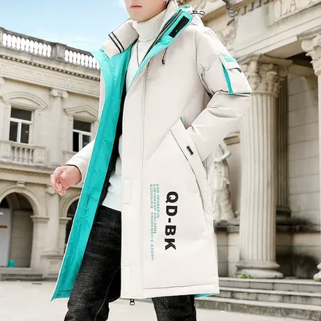 中长款棉衣男冬季外套2023新款加厚韩版棉袄男装羽绒棉服潮流衣服商品大图