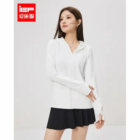 IEF/爱依服短款外套2025夏季新款简约纯色外出百搭遮阳防晒衣图片