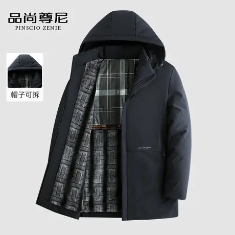 【加绒加厚】爸爸冬装2023新款可脱帽保暖棉衣外套男中老年棉袄商品大图