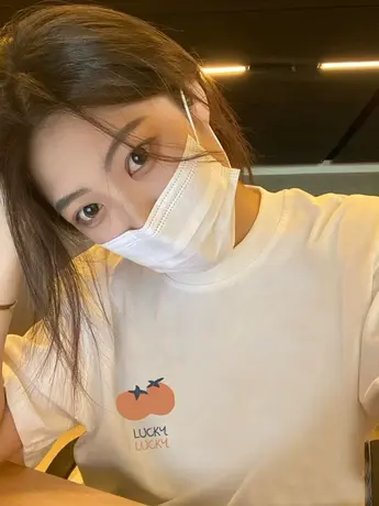 白色短袖t恤夏女奶系字母印花可盐可甜oversize仿棉半袖上衣ins潮商品大图