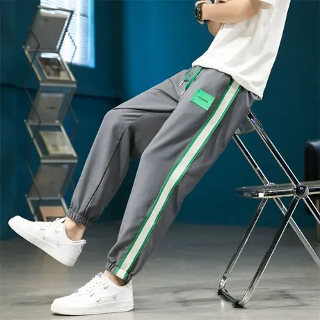 13夏季薄款长裤男12岁15青少年学生运动裤14男孩卫裤16大童休闲裤商品大图