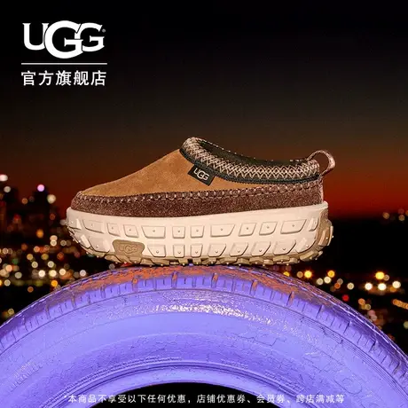 UGG夏季新款男女同款舒适休闲厚底轮胎底一脚蹬懒人鞋 1155650图片