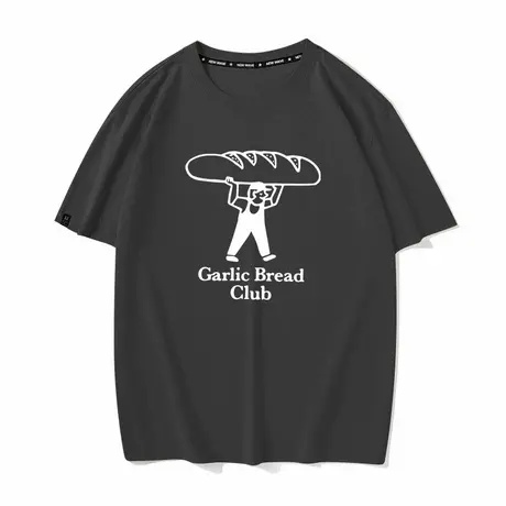 秀洛蒜香面包衣服纯棉半袖打底衫衣服情侣装搞笑T恤夏季纯棉短袖图片