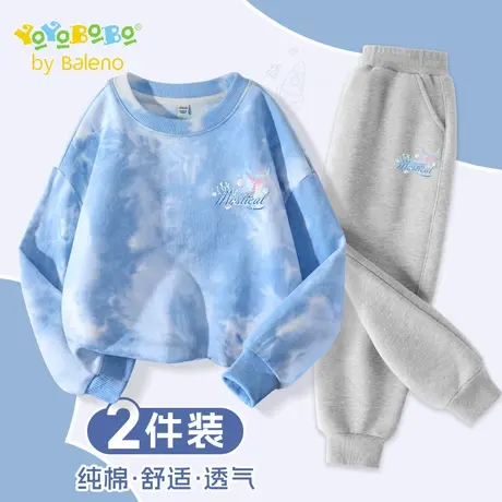 班尼路童装YBB系列女童套装春秋款儿童休闲卫衣2025新款女孩秋装商品大图