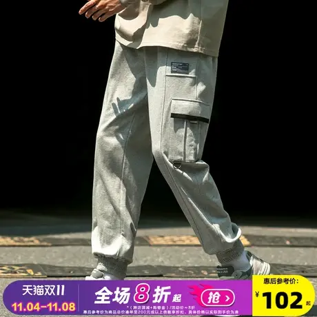 唐狮2023秋季新款运动裤男士束脚裤卫裤宽松休闲裤子男潮牌图片