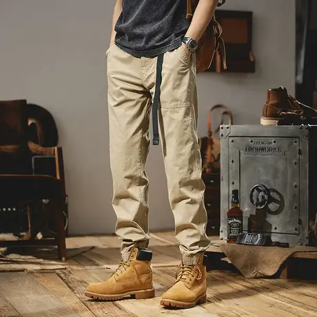 Modi Nick/摩帝尼克宽松直筒潮流百搭男士工装裤舒适时尚休闲裤商品大图