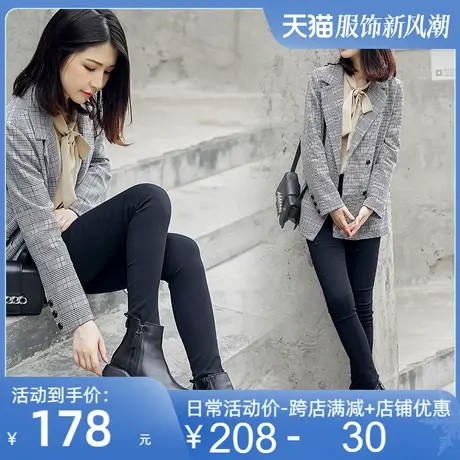 2025秋冬新款加厚绒保暖牛皮短靴女圆头中跟休闲软底女靴子皮鞋商品大图