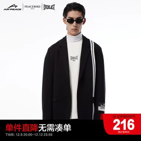 【AIRxPEACE】太平鸟男装 everlast联名条纹西服男BBBC4A06图片