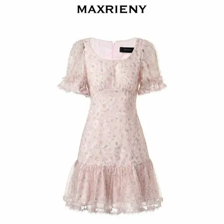 【奥莱】MAXRIENY甜美娃娃裙小雏菊碎花连衣裙仙女裙图片