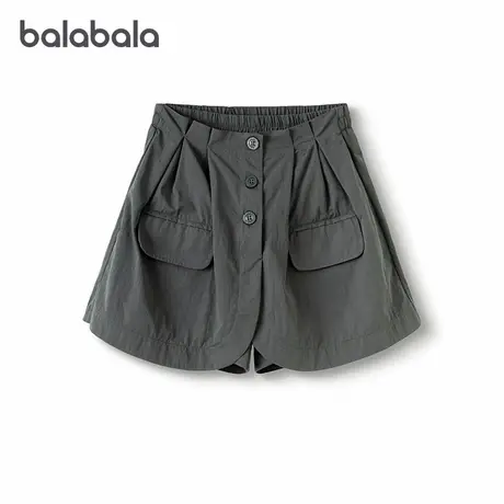 【商场同款】巴拉巴拉童装儿童短裤女童2025夏装新款大童假两件潮图片