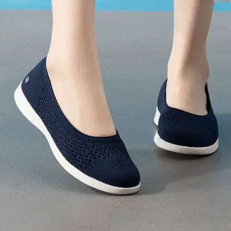 斯凯奇（Skechers）女鞋夏季2025新款穿脱浅口单鞋百搭轻便休闲鞋商品大图