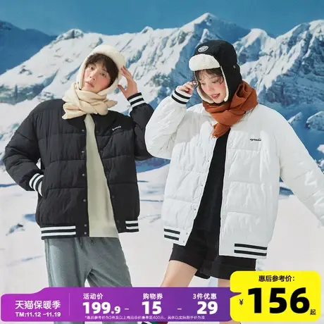 唐狮2022冬季新款短款情侣棉衣加厚男女棉服宽松棒球领夹克外套潮图片