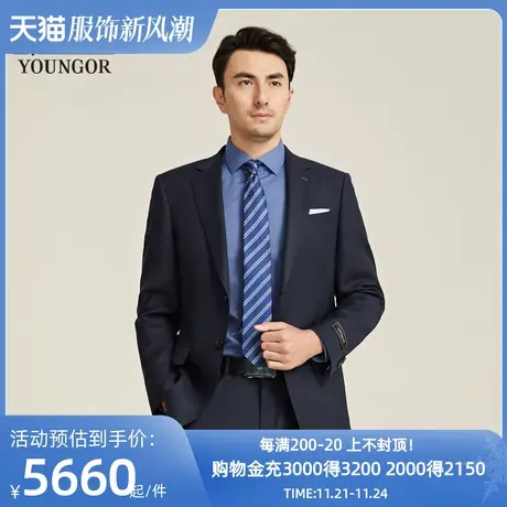 【商场同款】雅戈尔男士西服新款官方商务休闲西装外套男S3754图片