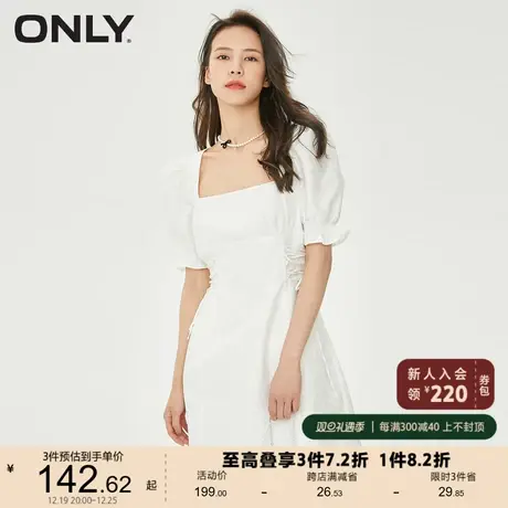 ONLY奥莱冬季泡泡袖连衣裙女图片