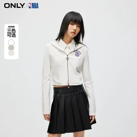 ONLY奥莱夏季NBA联名款时尚显瘦短款连帽卫衣女商品大图
