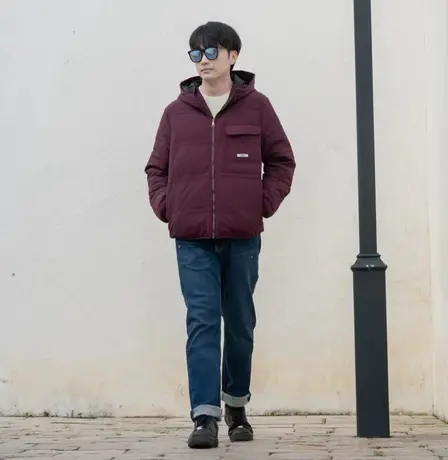 Lee商场同款男士羽绒服加厚外套舒适连帽LMT0011445UK00FA00001图片