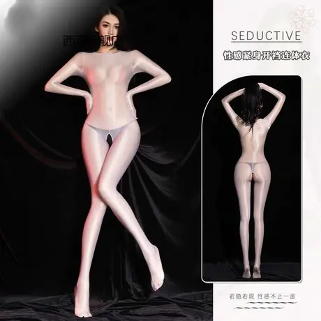新款透视性感纯欲开档连体衣挑逗调情情趣内衣女图片