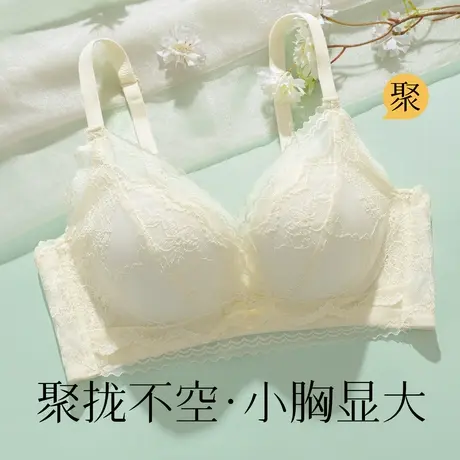 梦芭蒂小胸聚拢不空杯显大内衣女上托收副乳防下垂加厚新款文胸罩商品大图