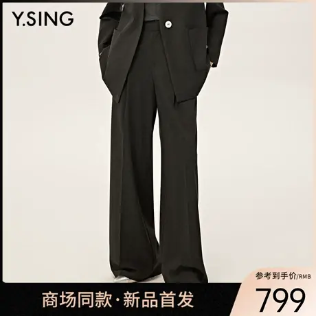 【商场同款】Y.SING衣香丽影2025秋直筒阔腿长裤150726105图片