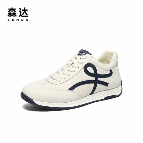 森达高帮鞋男2025冬新商场同款户外运动风休闲短靴2AB01DD5商品大图