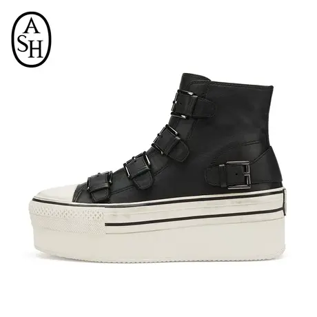 【会员专享】ASH女鞋JEWEL系列复古高帮鞋增高做旧松糕鞋加硫鞋商品大图