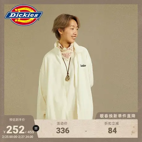 Dickies 春夏工装男女情侣休闲运动美式卫衣拉链开衫外套宽松图片