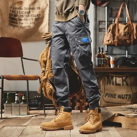 Modi Nick/摩帝尼克裤子男款大口袋工装休闲裤百搭宽松大码休闲裤商品大图