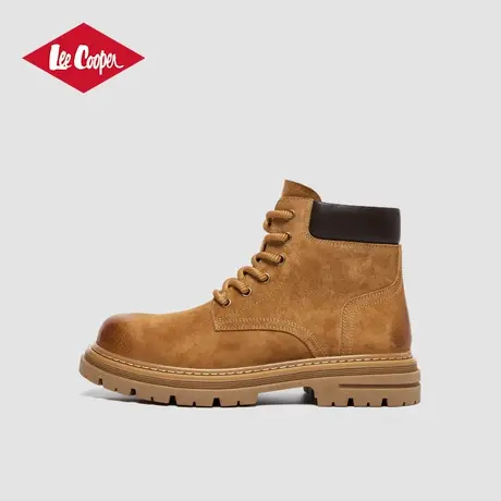 Lee Cooper2025新款马丁靴男英伦春季工装休闲鞋厚底增高耐磨男靴商品大图