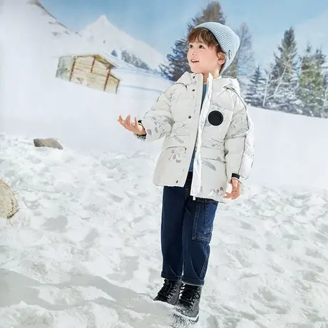 【迪士尼IP】巴拉巴拉儿童羽绒服男童2025新款冬季宝宝易打理外套图片