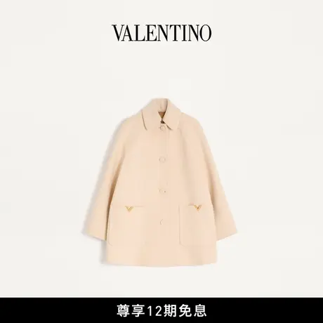 [新品抢先看][12期免息]华伦天奴VALENTINO女士羊毛大衣商品大图