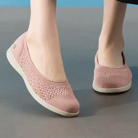 斯凯奇（Skechers）女鞋夏季2025新款穿脱浅口单鞋轻便透气休闲鞋商品大图