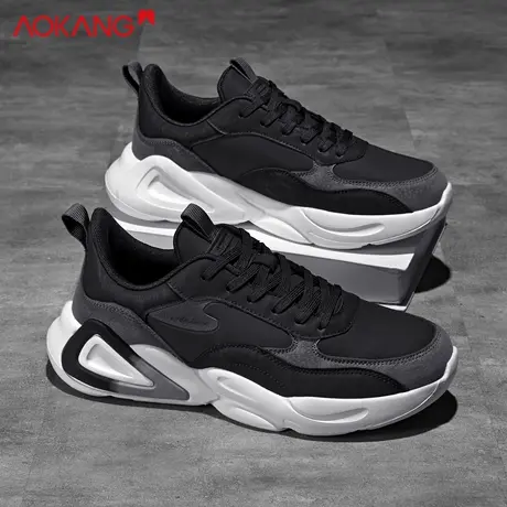 奥康官方正品男鞋2025新款秋季休闲男款增高百搭运动鞋轻便跑步鞋商品大图