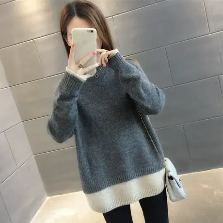 毛衣女装2024年新款春秋季女士春款春装宽松外穿上衣打底衫洋气潮商品大图