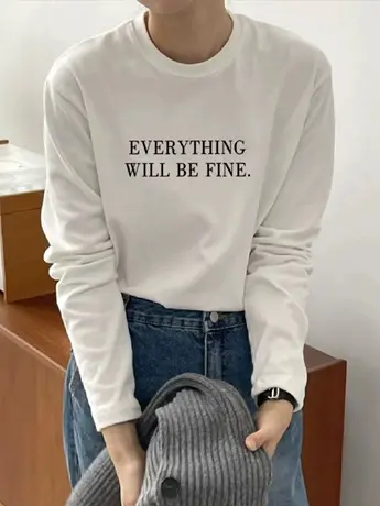 春秋白色仿棉长袖t恤女2023新款冬季德绒内搭打底衫今年流行上衣商品大图