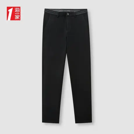 海一家基础简约长裤2023秋季新款职场商务直筒中年男士休闲裤商品大图
