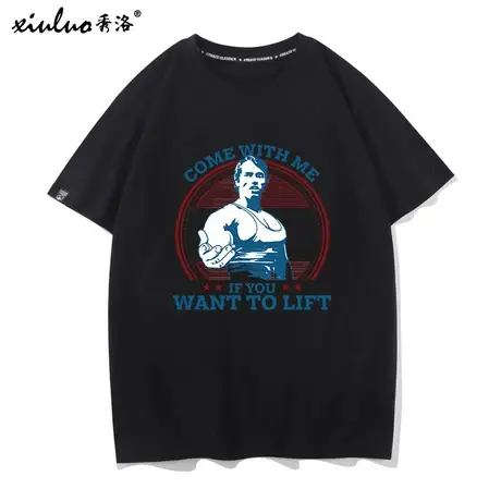 秀洛动作硬核泰森T恤男阿诺施瓦辛格短袖健身房拳击周边宽松衣服商品大图