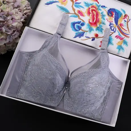 美容院内衣薄款无海绵文胸收副乳调整型矫正外扩下垂调整型文胸女商品大图