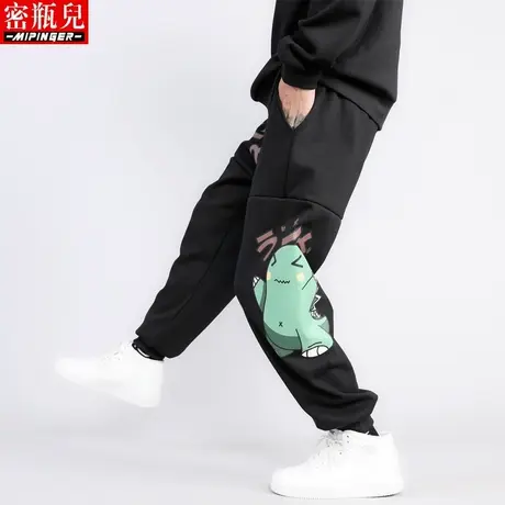胖子运动裤男宽松秋季男裤加肥加大青少年潮流男装潮牌休闲裤子男商品大图