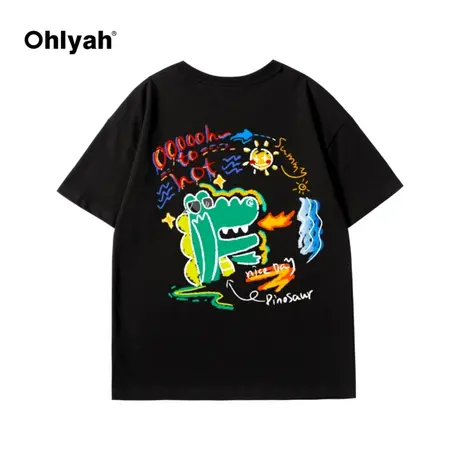 黑色体恤打底衫女内搭夏季韩版百搭短袖t恤修身团队公司logo定制商品大图