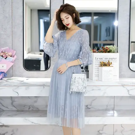【夏装秒】孕妇装夏装连衣裙蕾丝孕妇裙子辣妈时尚韩版外穿商品大图