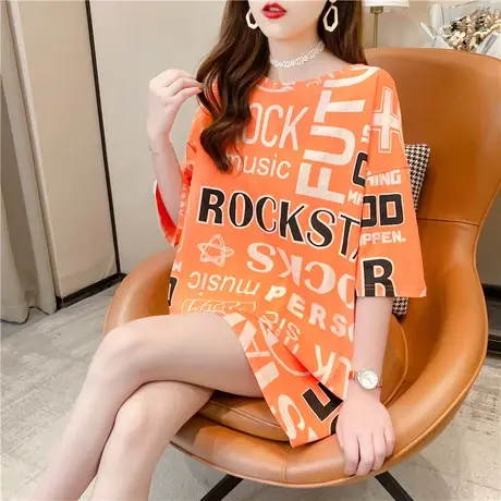 2023年夏季甜酷小众情侣女装网红ins别致上衣服大版宽松短袖t恤潮图片