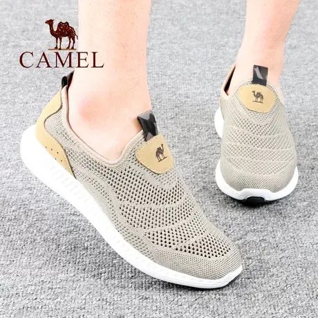 Camel/骆驼男鞋春夏季新款网面旅游鞋网眼透气士轻便户外休闲鞋子图片