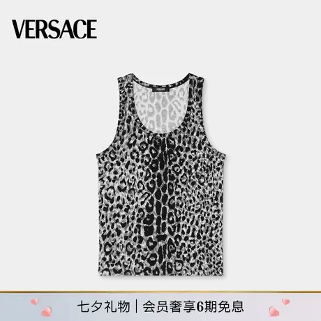 【新品】VERSACE/范思哲 男士Leopard坦克背心汗衫图片