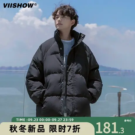 VIISHOW棉衣男冬季潮牌羽绒棉服男士cityboy冬装面包服外套男棉袄商品大图
