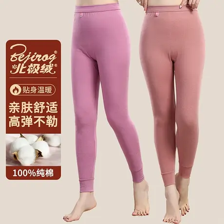 中老年秋裤女纯棉妈妈保暖裤女士老年人内穿线裤老人奶奶全棉衬裤商品大图
