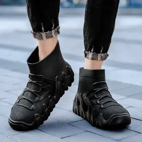 时尚加绒水鞋户外厨房鞋防水防滑耐磨钓鱼鞋雨鞋男款短筒洗车雨靴商品大图