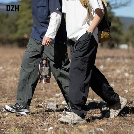 男士机能工装裤男春季阔腿裤男2025新款男款裤子休闲直筒裤冲锋裤商品大图