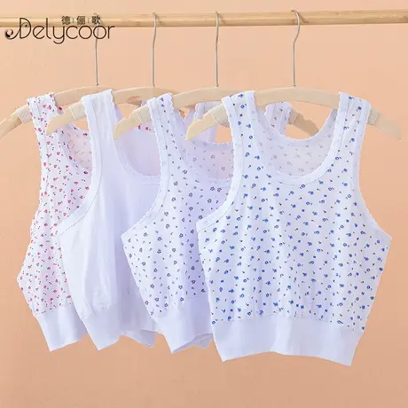 中老年女士汗衫纯棉背心老太太妈妈内衣夏季薄款老人背心式胸罩女商品大图