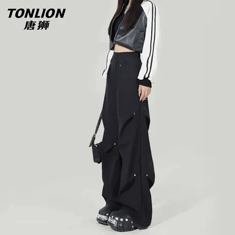 唐狮官方工装裤女款冬季2026新款加厚户外运动登山防风运动裤子VB图片